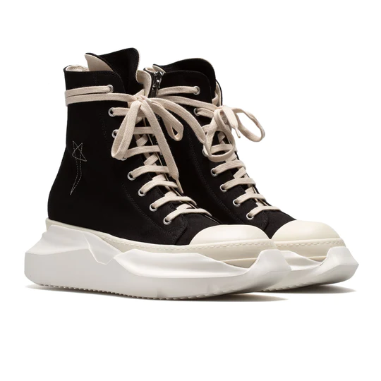 Rick Owens Drkshdw Abstract High-top Chunky Sneakers - everydesigner