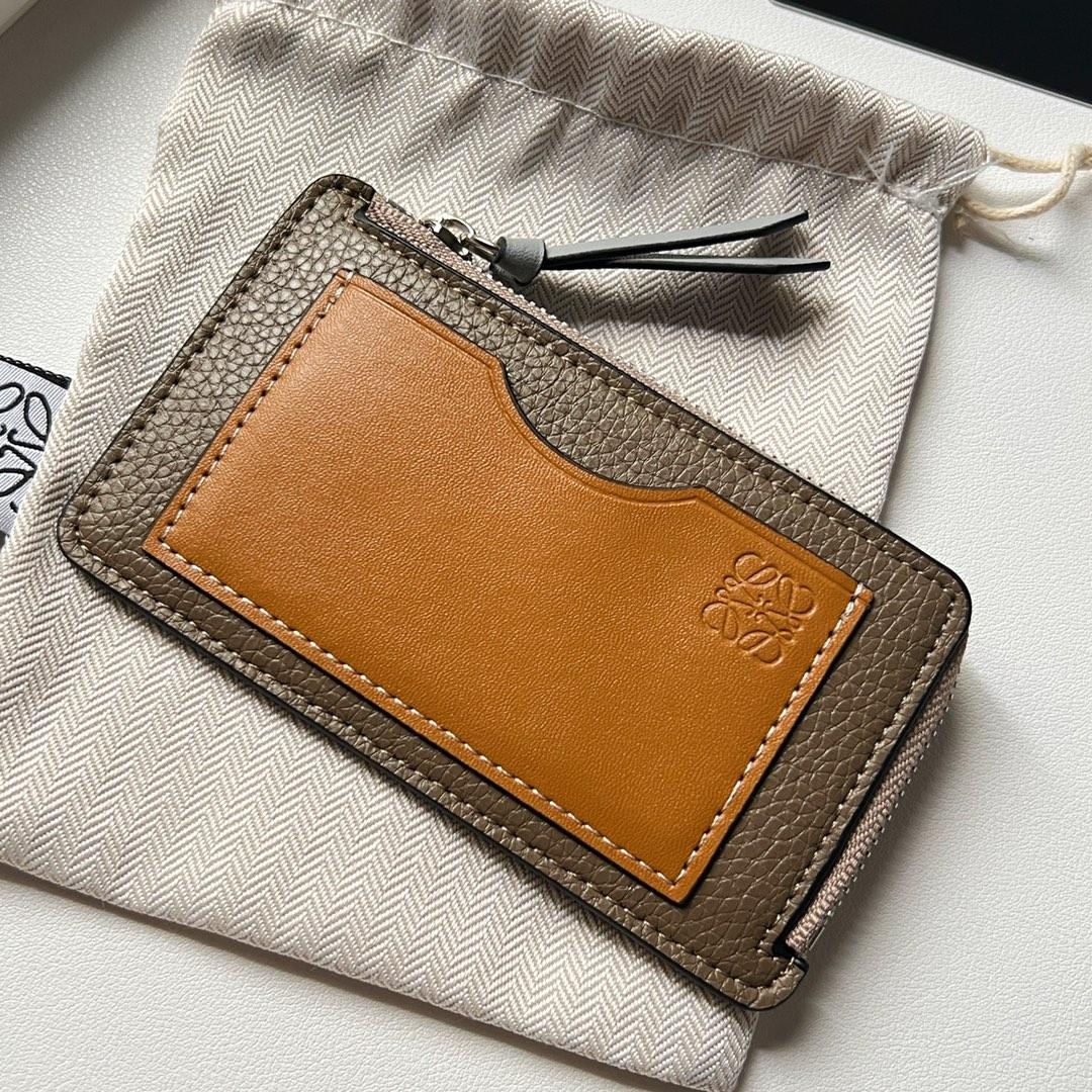 Loewe Coin Cardholder In Soft Grained Calfskin - everydesigner