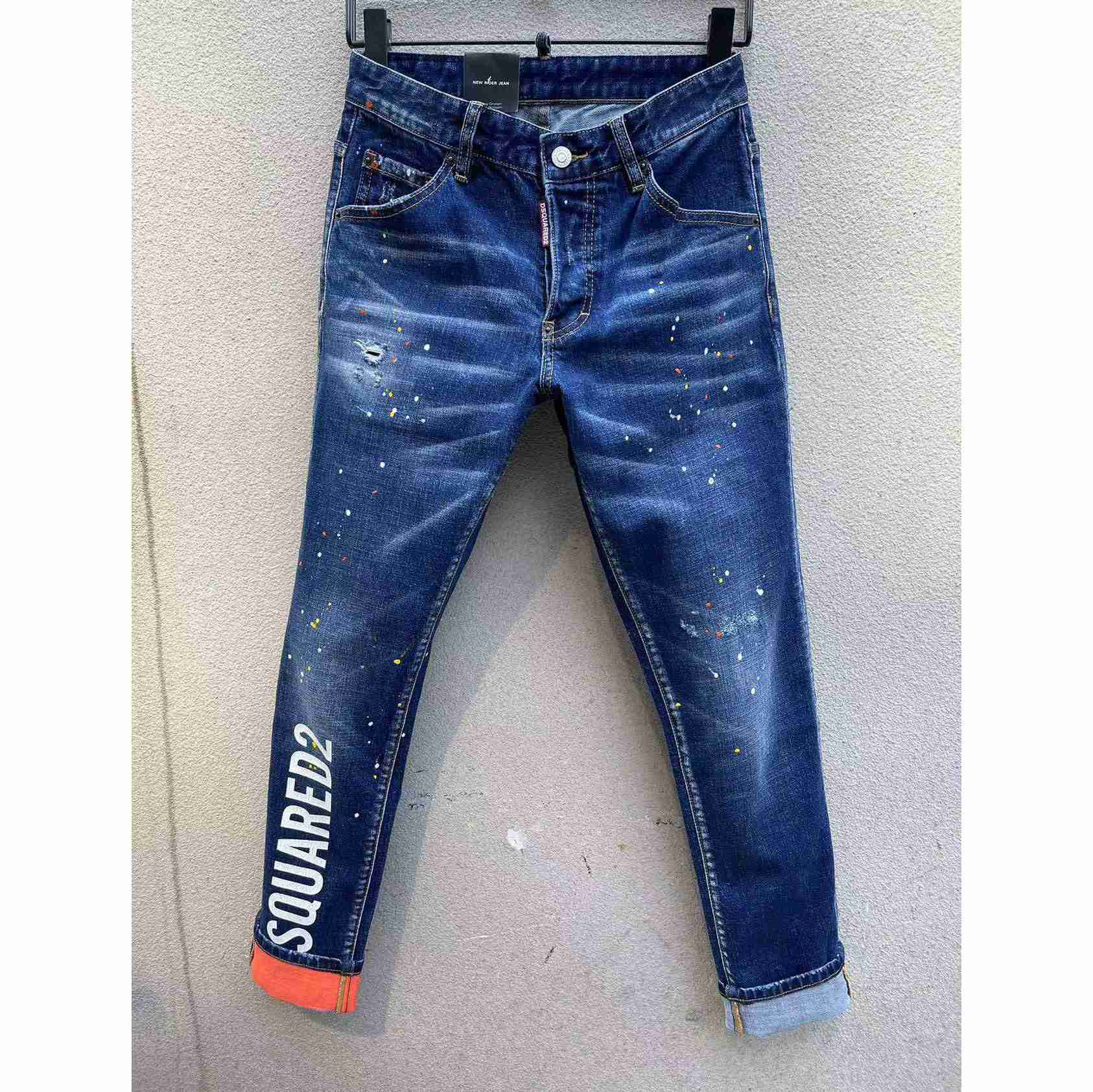 Dsquared2 Tidy Biker Slim-Fit Denim Jeans   DSQ108 - everydesigner