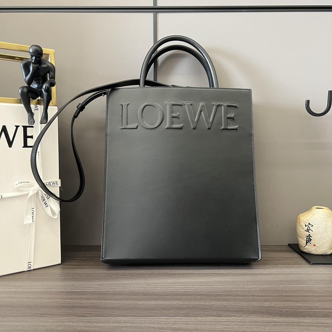 Loewe Standard A4 Tote In Sleek Calfskin - everydesigner