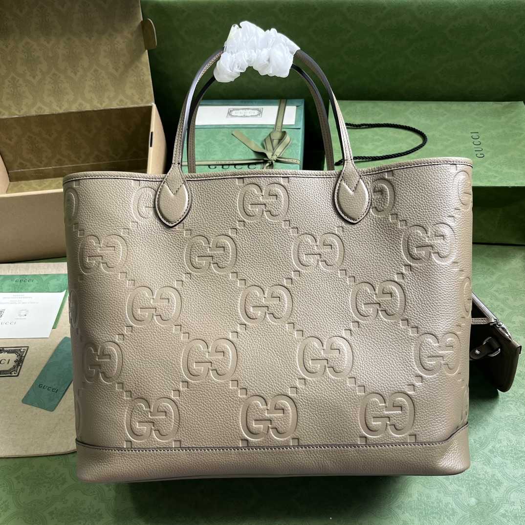 Gucci Jumbo GG Large Tote Bag(40-33-19CM) - everydesigner