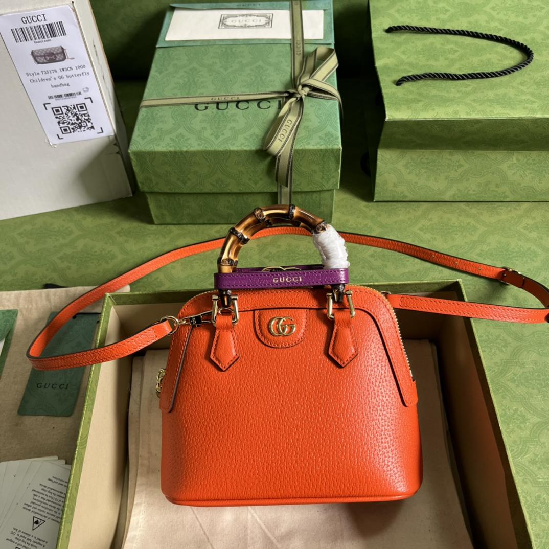 Gucci Diana Mini Tote Bag(20-16-8.5cm) - everydesigner