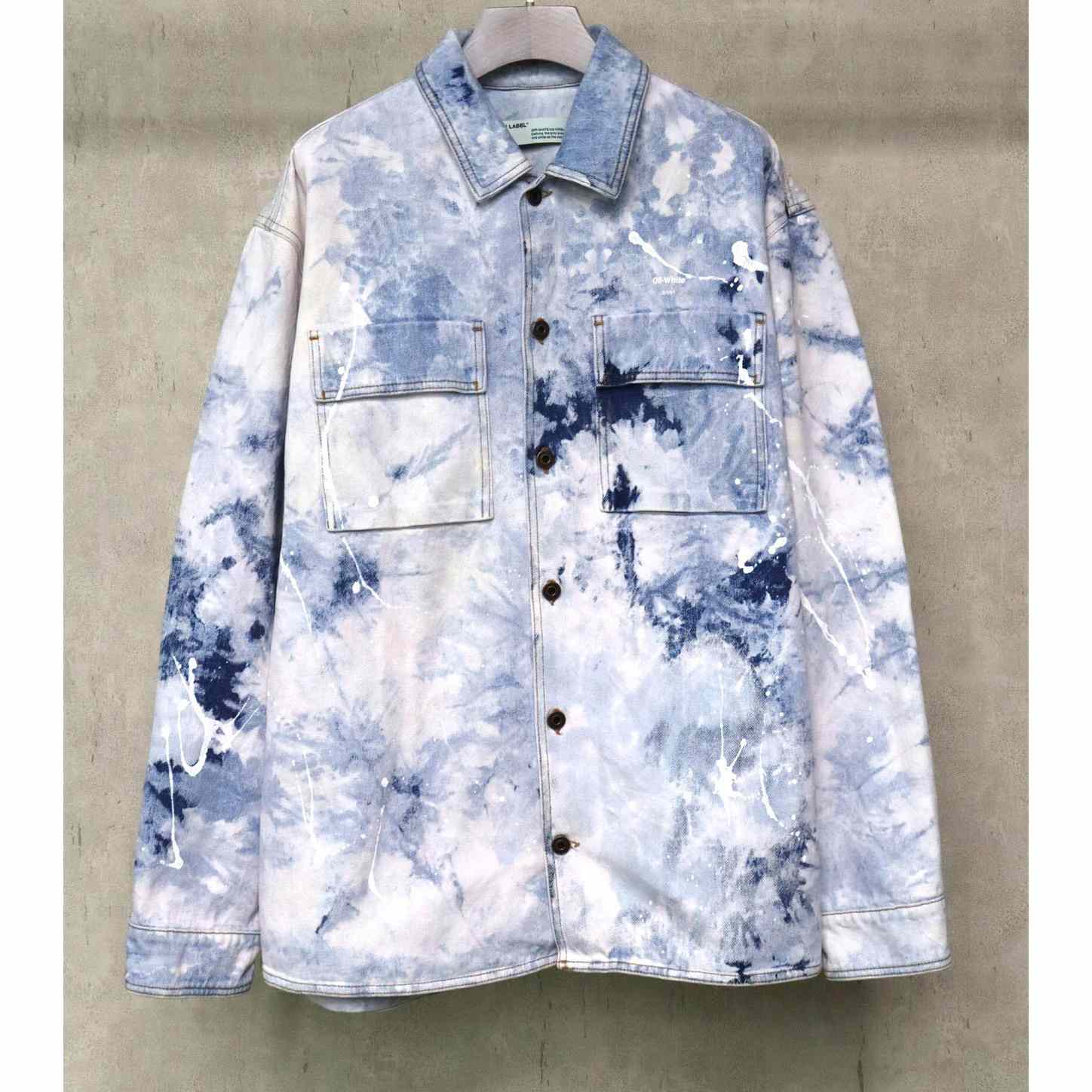 Off-White Men's Skater Heaven Denim Jacket - everydesigner