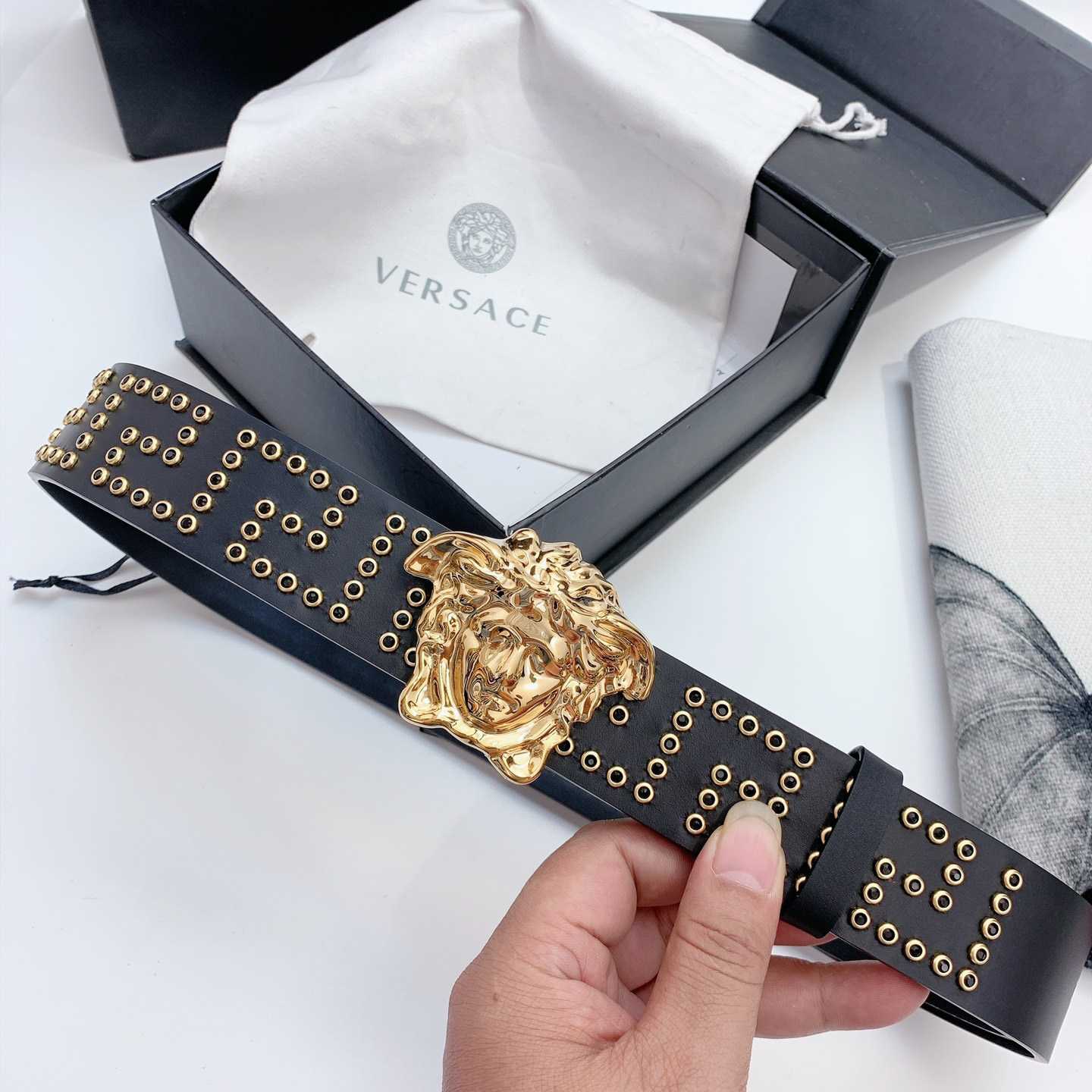 Versace Medusa Leathre Belt    40mm - everydesigner