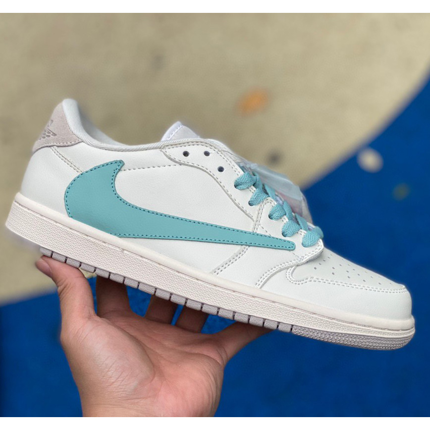 TIFFANY & CO. x Travis Scott x Air Jordan 1 Low “11837” Sneaker      DM7866-220 - everydesigner