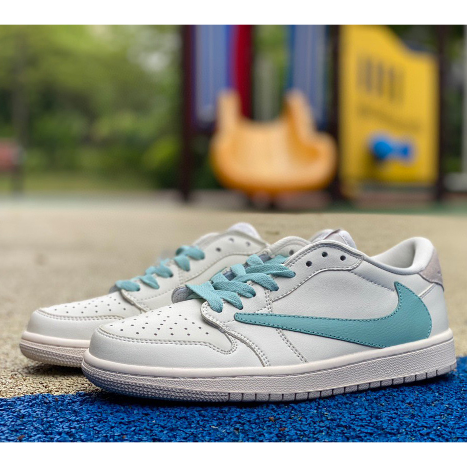 TIFFANY & CO. x Travis Scott x Air Jordan 1 Low “11837” Sneaker      DM7866-220 - everydesigner