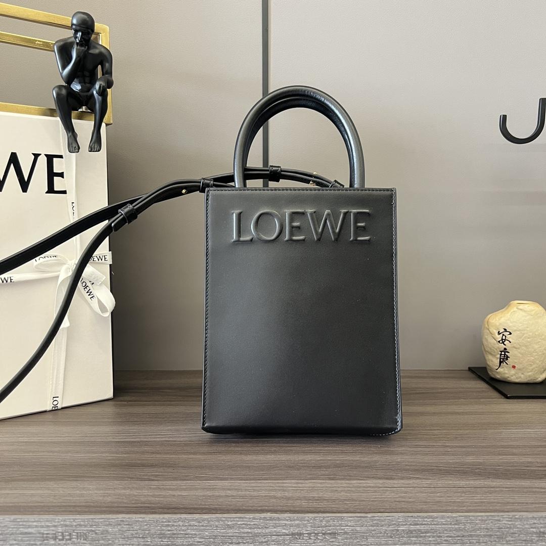 Loewe Standard A5 Tote In Sleek Calfskin - everydesigner