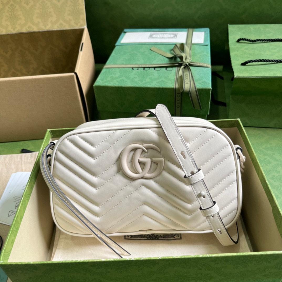 Gucci GG Marmont Matelassé Shoulder Bag(24*13*7cm) - everydesigner