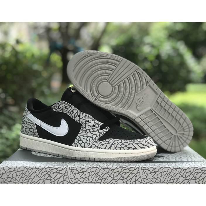 Air Jordan 1 Low OG “Black Cement” Sneaker      CZ0790-001 - everydesigner