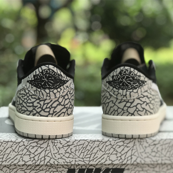 Air Jordan 1 Low OG “Black Cement” Sneaker      CZ0790-001 - everydesigner