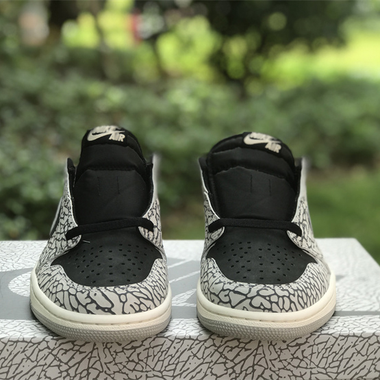 Air Jordan 1 Low OG “Black Cement” Sneaker      CZ0790-001 - everydesigner