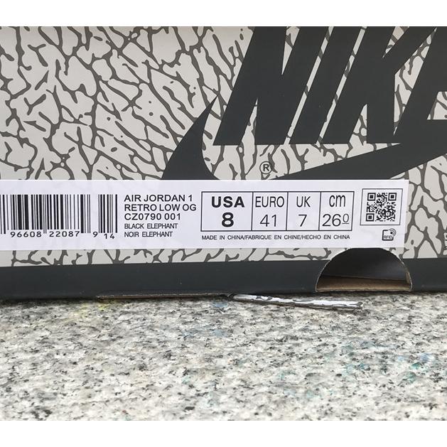 Air Jordan 1 Low OG “Black Cement” Sneaker      CZ0790-001 - everydesigner