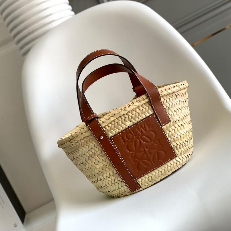 Loewe Basket Bag Woven Raffia  (33*17*13cm ) - everydesigner