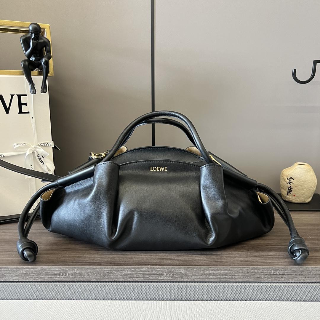 Loewe Paseo Bag In Shiny Nappa Calfskin - everydesigner