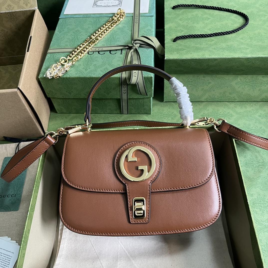 Gucci Blondie Small Top Handle Bag(23-15-11cm) - everydesigner