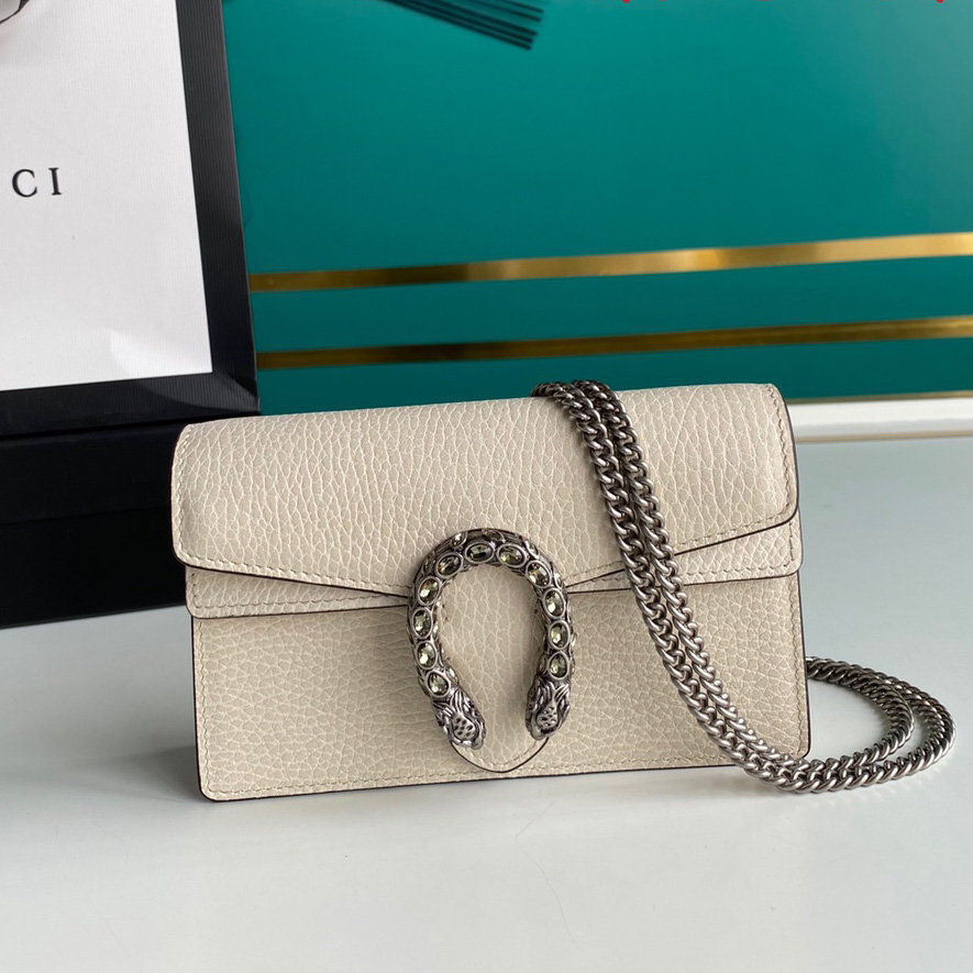 Gucci Dionysus Super Mini Leather Bag(16.5-10-4.5cm)    - everydesigner