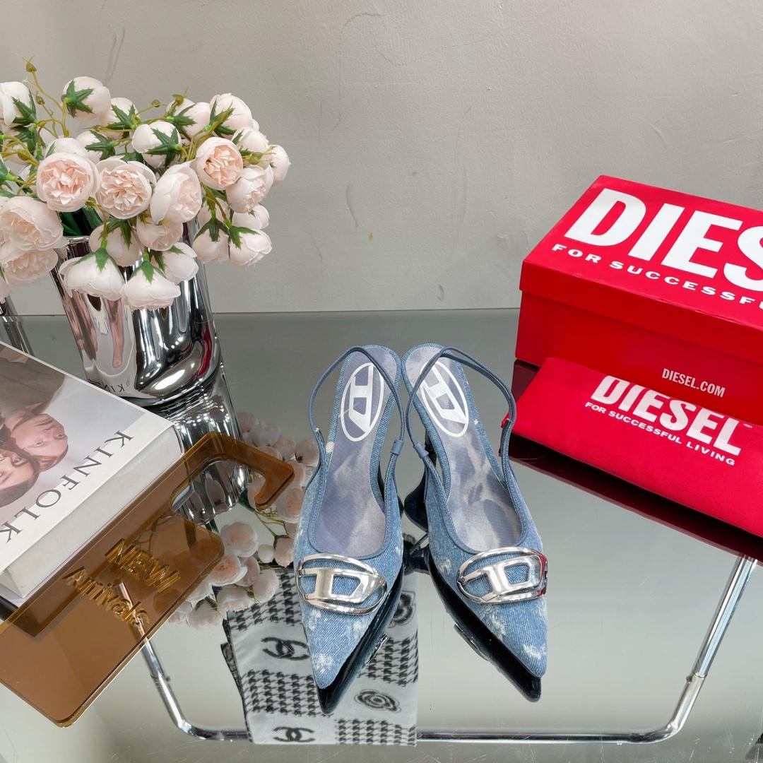 Diesel Women's Blue Venus Heels - everydesigner