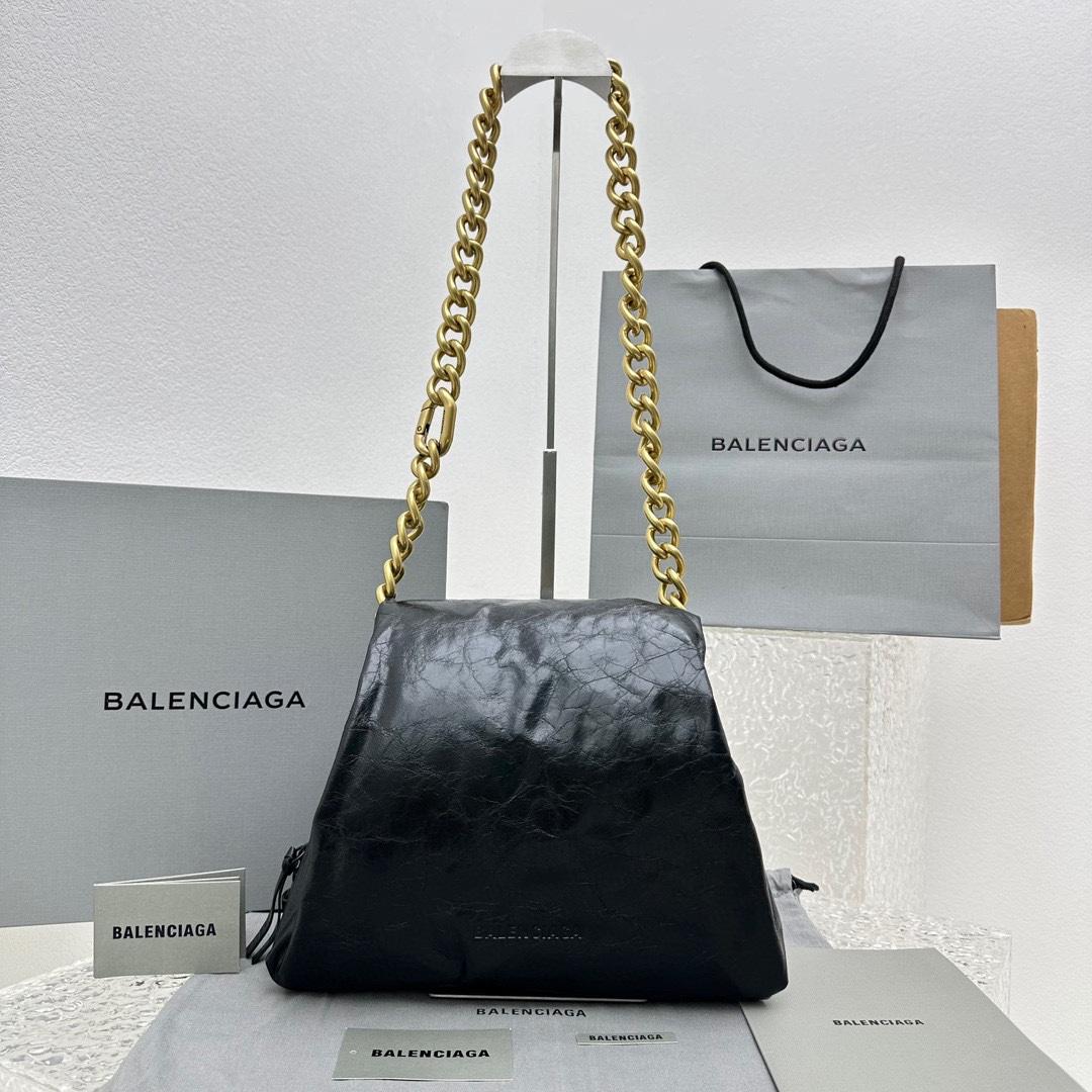 Balenciaga Puffer Small Bag In Black - everydesigner