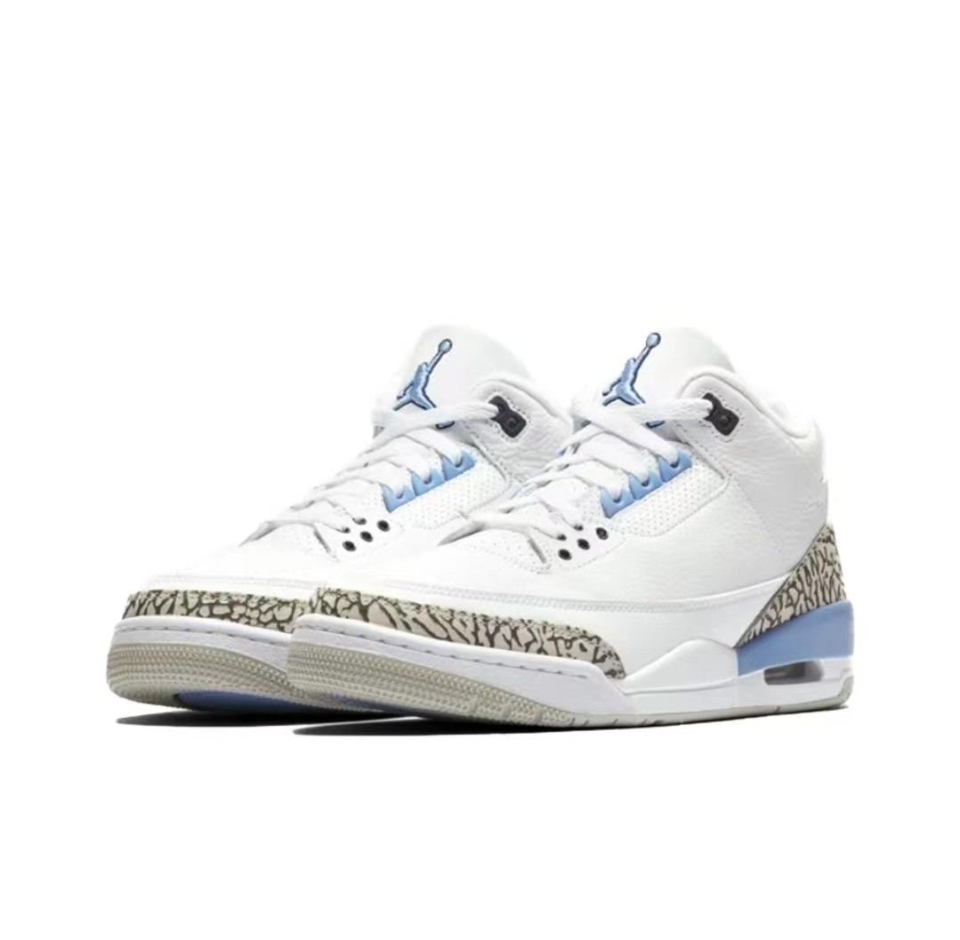 Air Jordan 3 Retro Unc Basketball Shoes   CT8532-104 - everydesigner