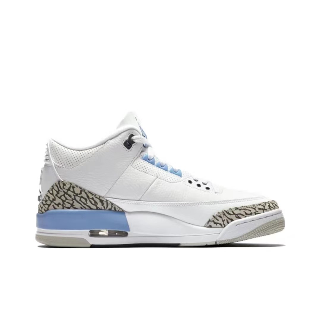 Air Jordan 3 Retro Unc Basketball Shoes   CT8532-104 - everydesigner