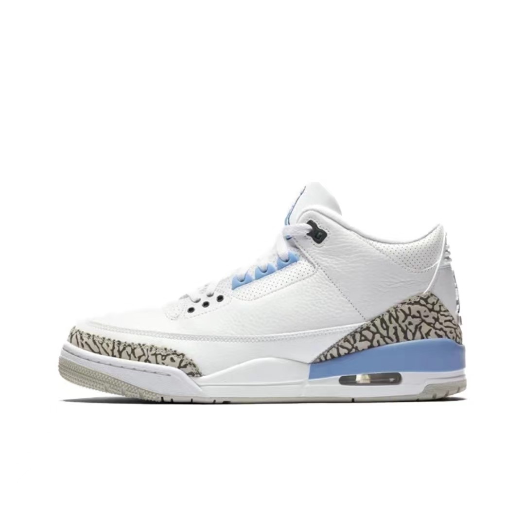 Air Jordan 3 Retro Unc Basketball Shoes   CT8532-104 - everydesigner