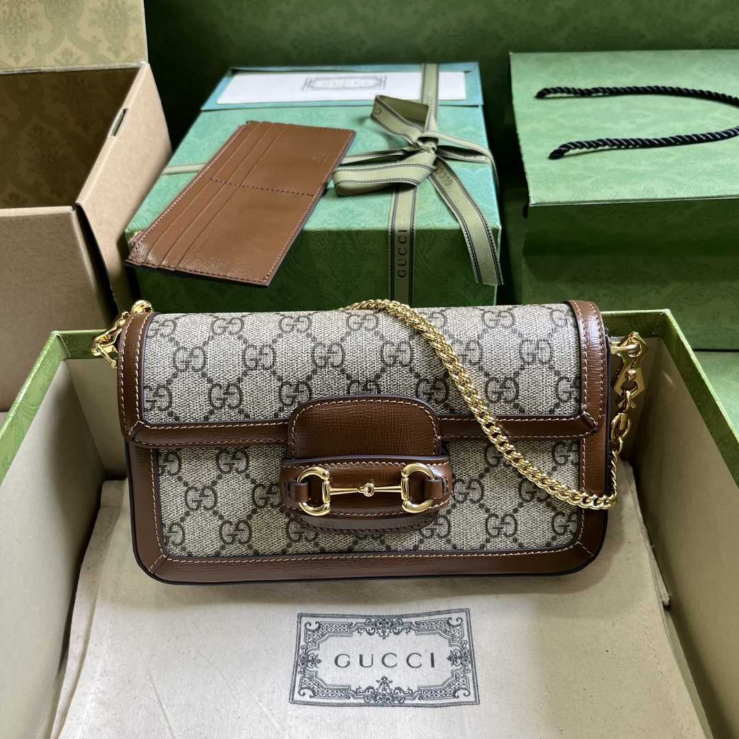 Gucci Horsebit 1955 Mini Bag (21.5x 12.5x 3cm) - everydesigner