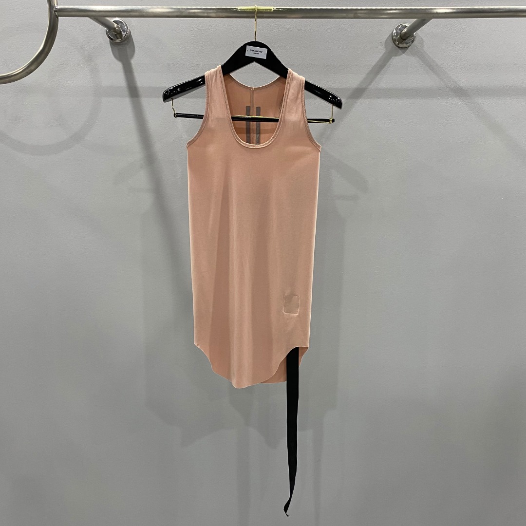 Rick Owens Drkshdw Curved-hem Tank Top - everydesigner