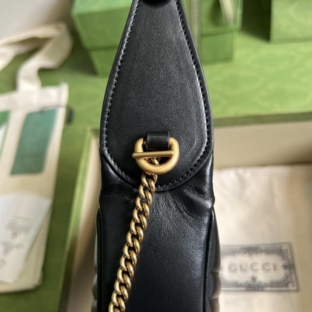 Gucci GG Marmont Half-Moon-Shaped Mini Bag(21.5-11-5cm) - everydesigner