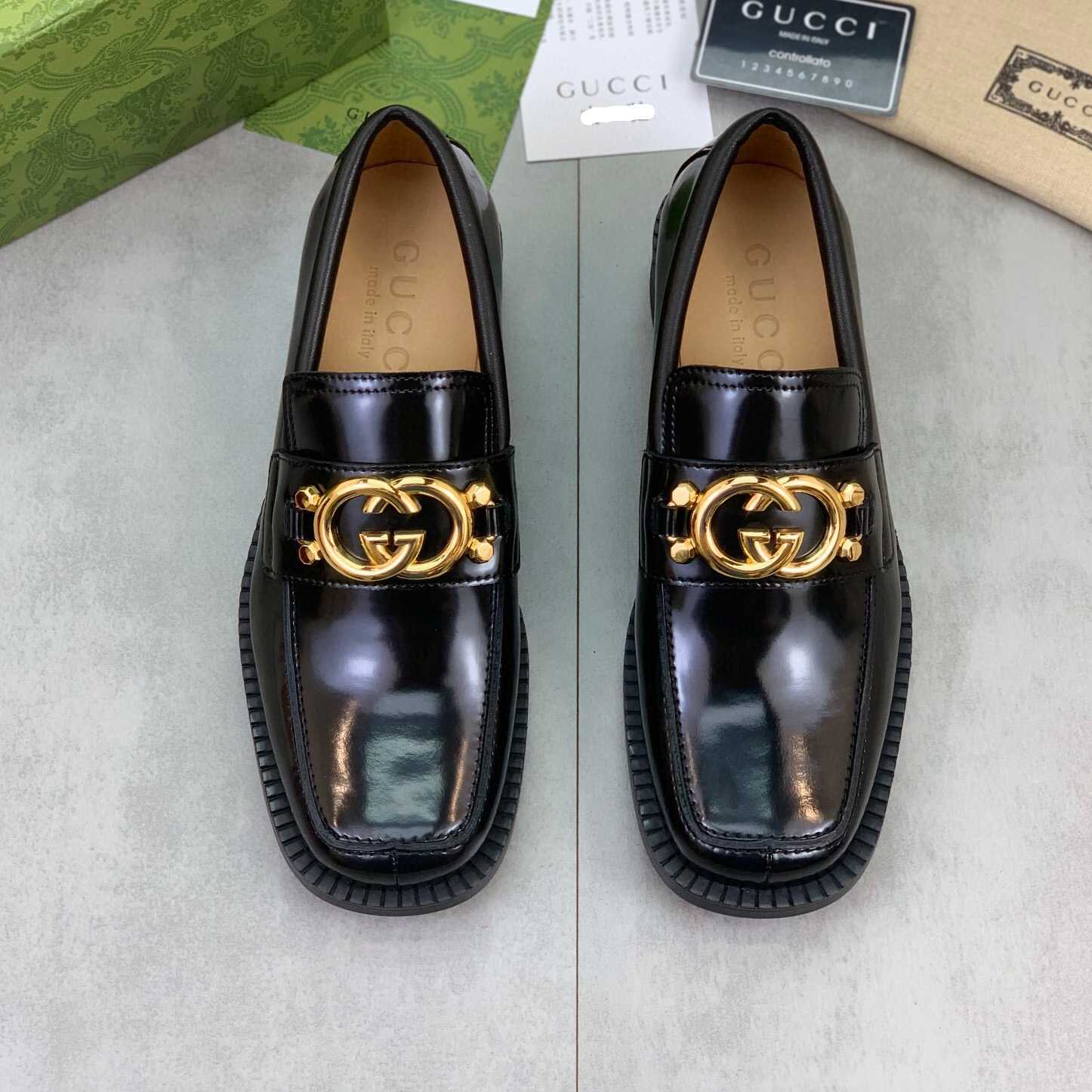 Gucci GG Leather Loafers(Upon Uk Size) - everydesigner