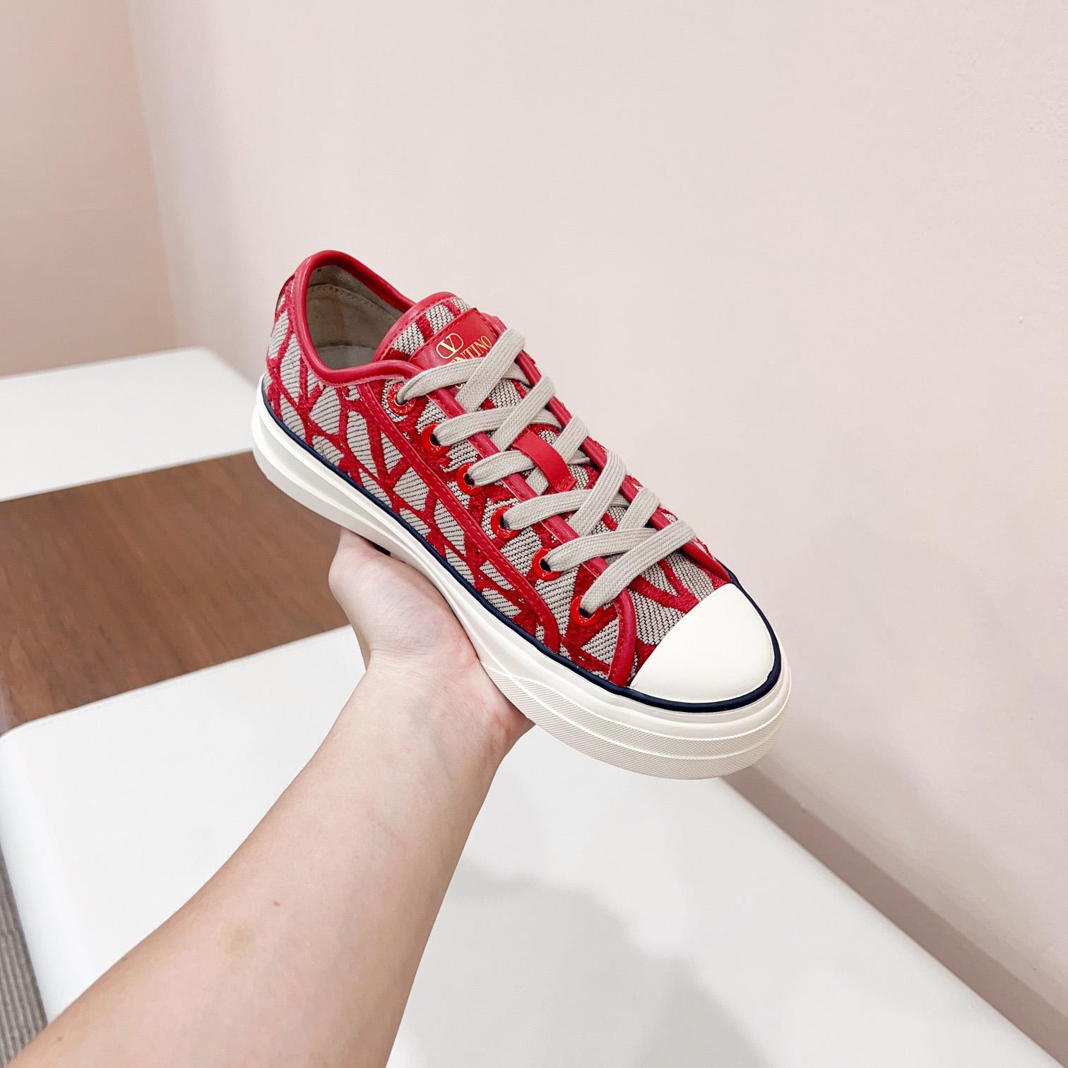 Valenti Toile Iconographe Totaloop Low-top Sneaker - everydesigner