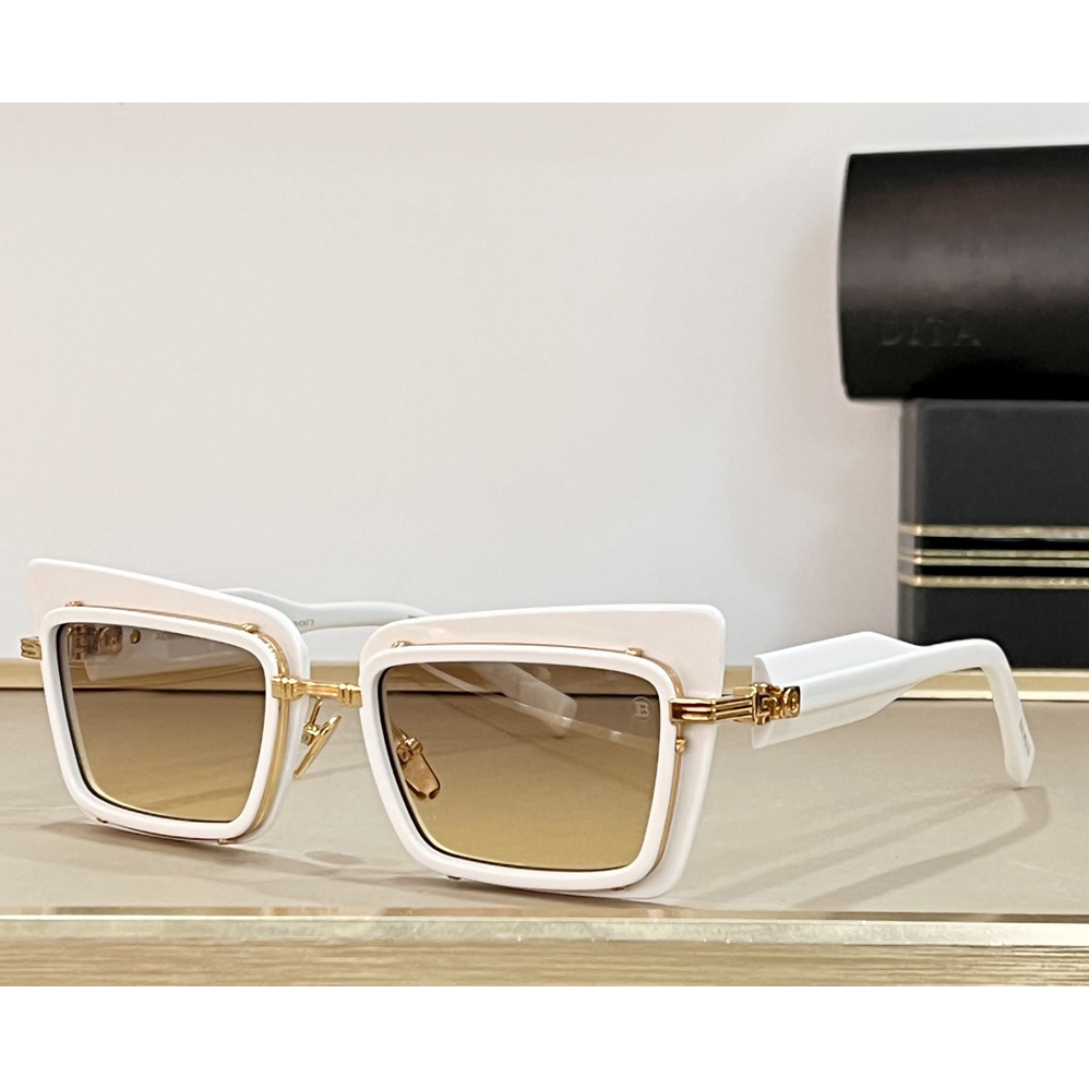 Balmain Admirable Rectangle-frame Sunglasses   BPS-130 - everydesigner