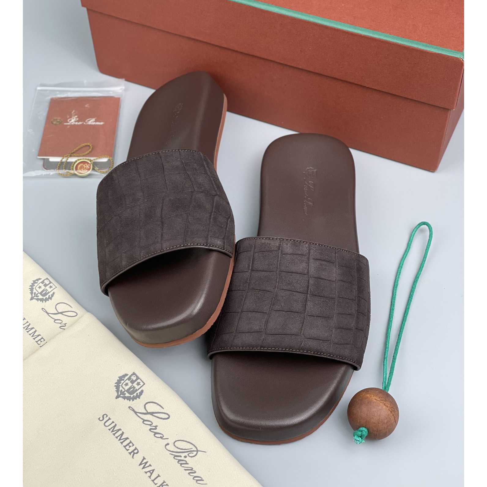 Loro Piana Slide Sandal  - everydesigner