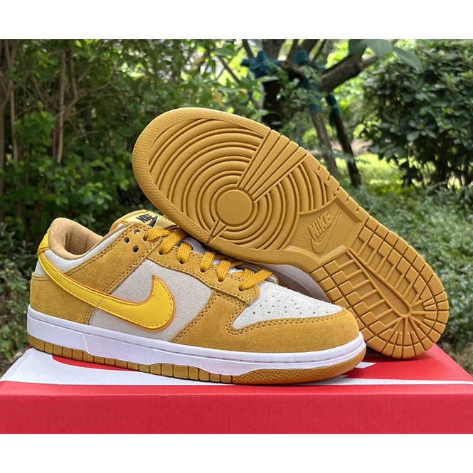 Nike Dunk Low WMNS “Gold Suede” Sneaker       DV7411-200 - everydesigner