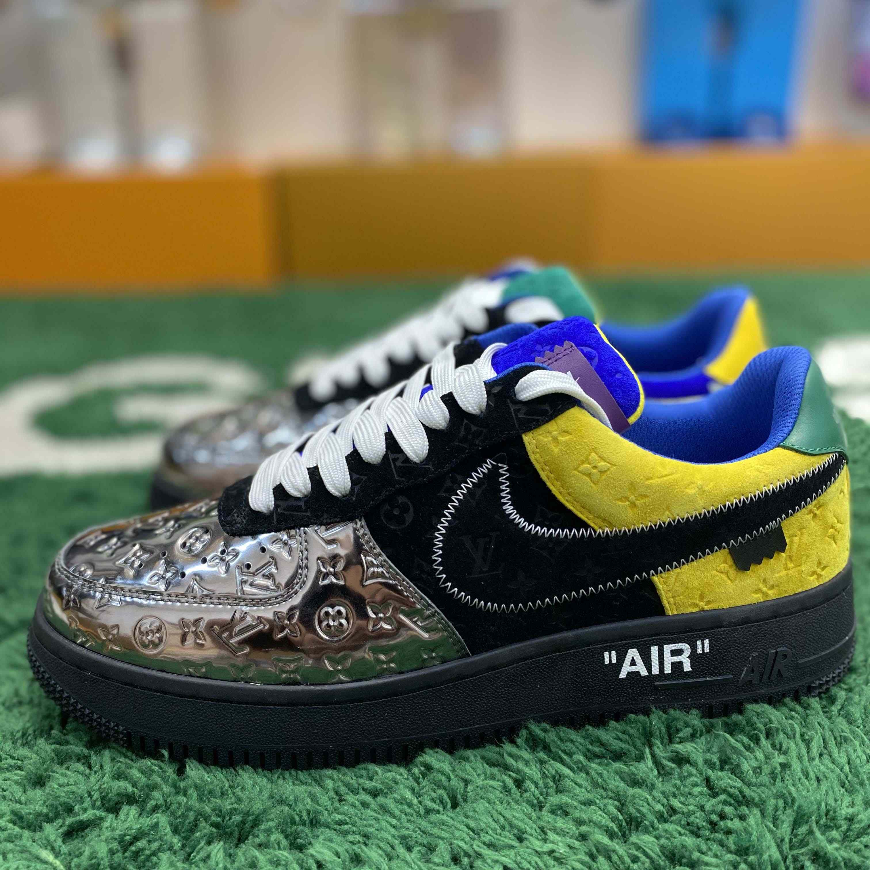 Off-White x Louis Vuitton X Nike Air Force 1 Sneaker - everydesigner