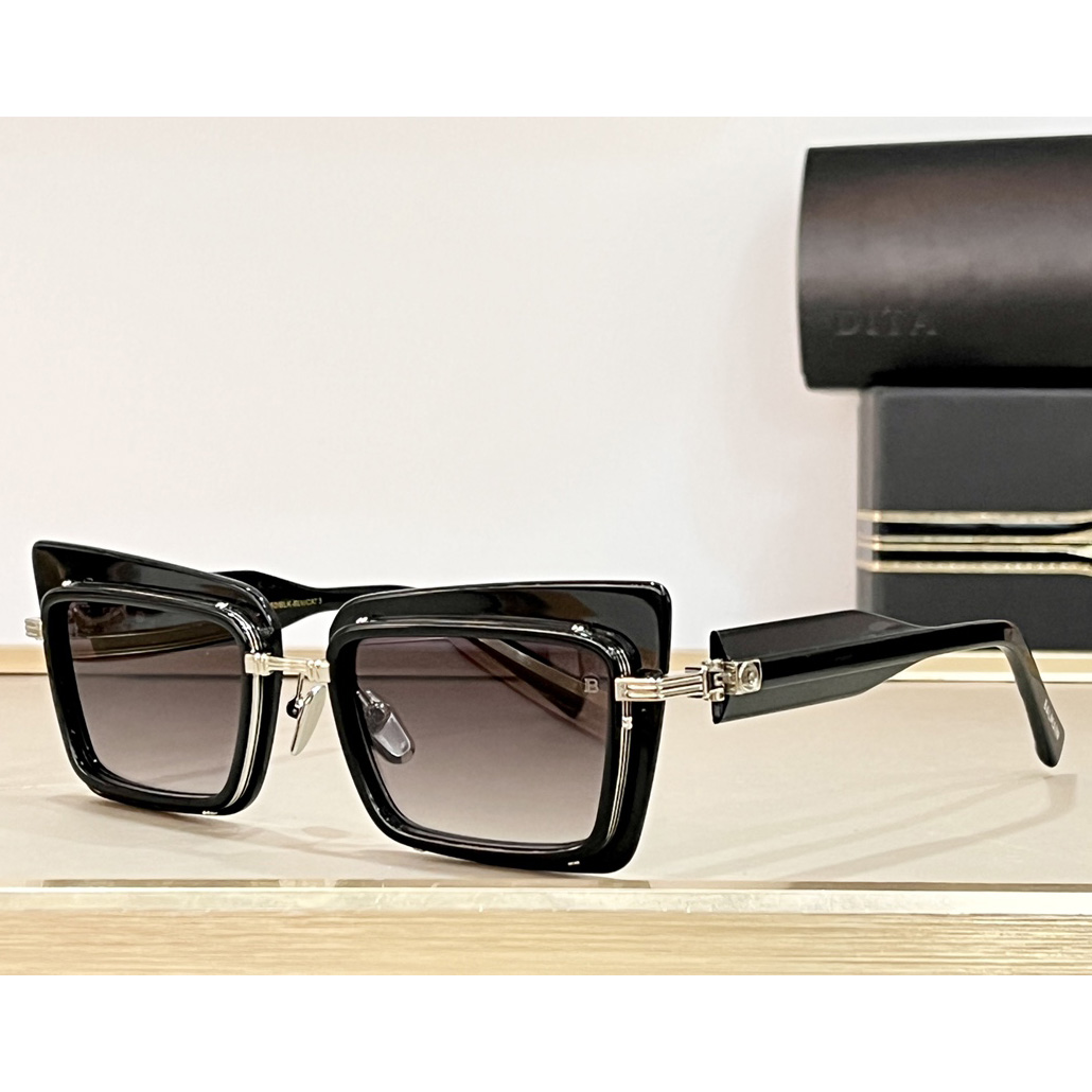 Balmain Admirable Rectangle-frame Sunglasses   BPS-130 - everydesigner