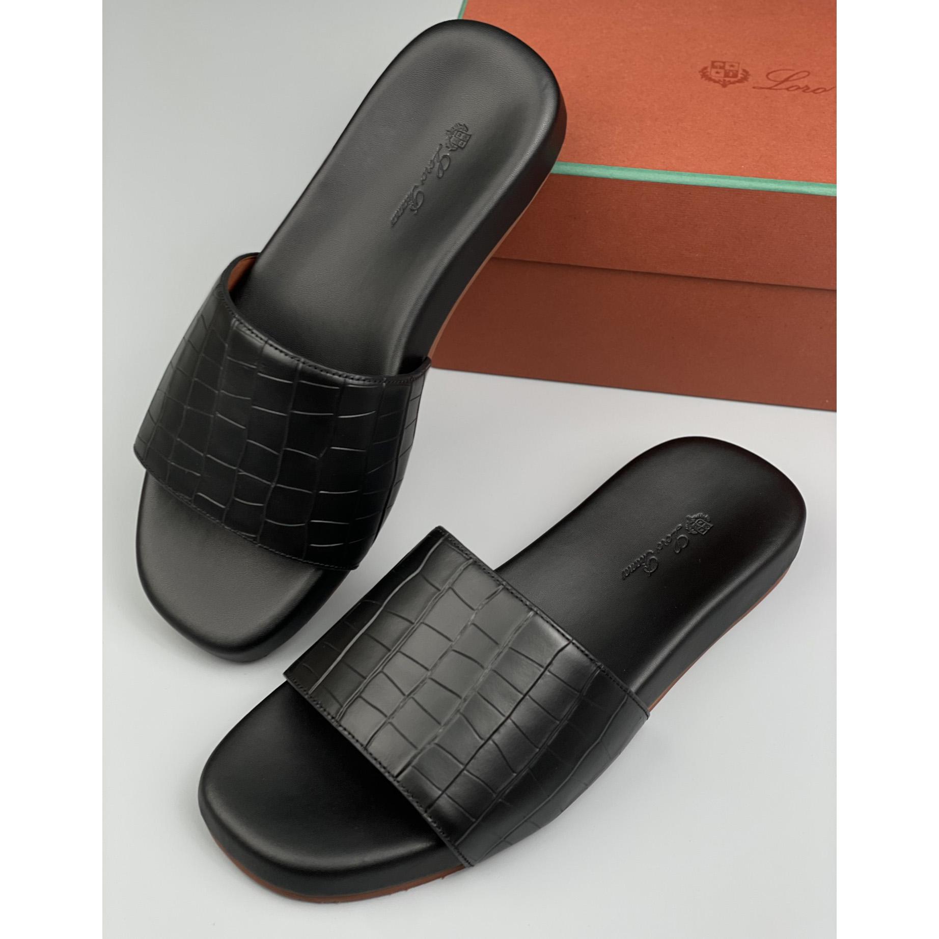 Loro Piana Slide Sandal  - everydesigner