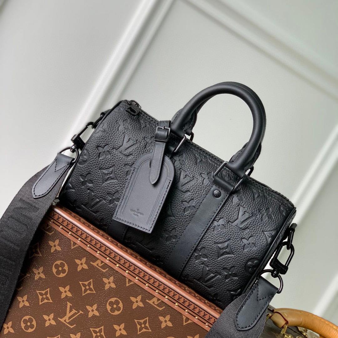 Louis Vuitton CKeepall Bandoulière 25 Taurillon Monogram (25x15x11CM)   M20900 - everydesigner