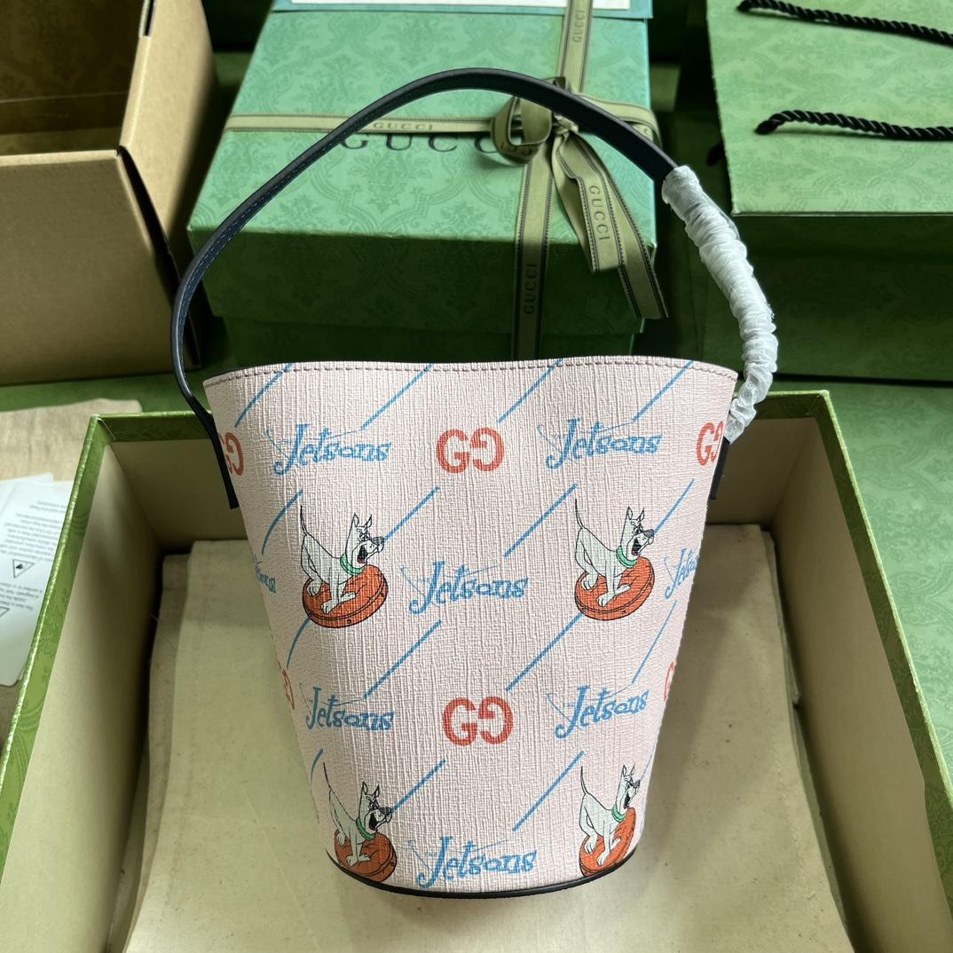 Gucci Children's Printed Bucket Bag (18.5-16.5-7.5cm) - everydesigner