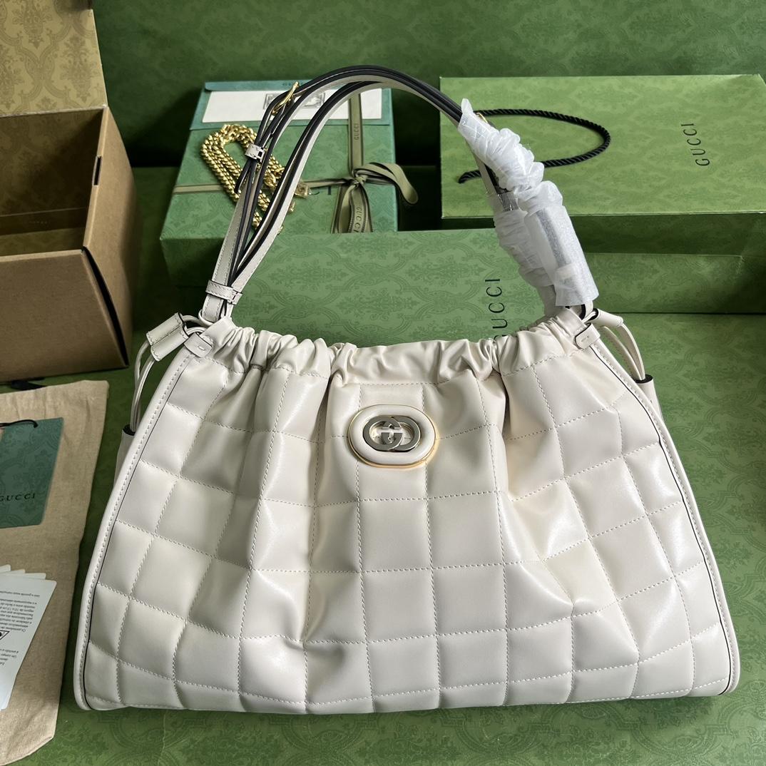 Gucci Deco Medium Tote Bag(43-28-8cm) - everydesigner