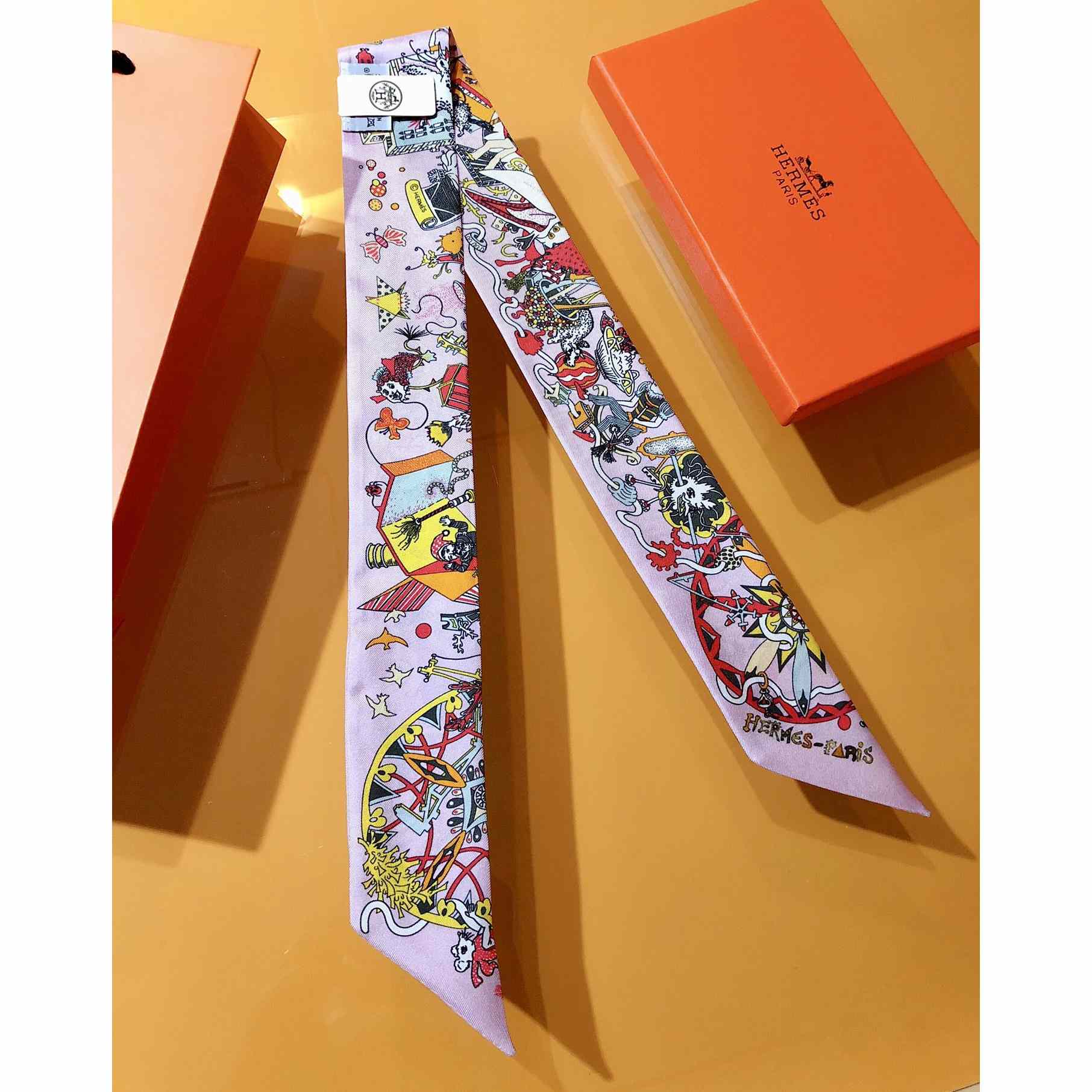 Hermes Twilly Long Scarf Tie - everydesigner