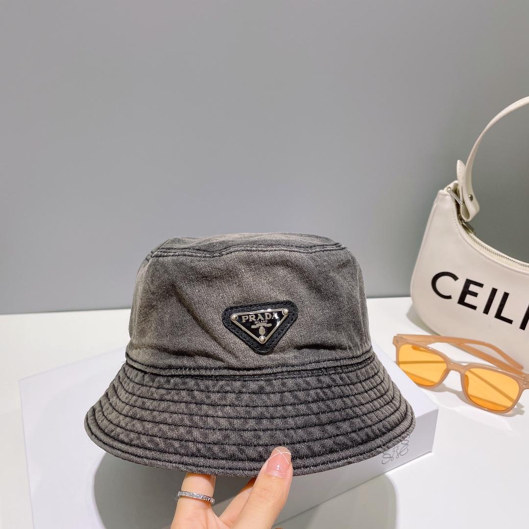 Prada Denim Bucket Hat - everydesigner