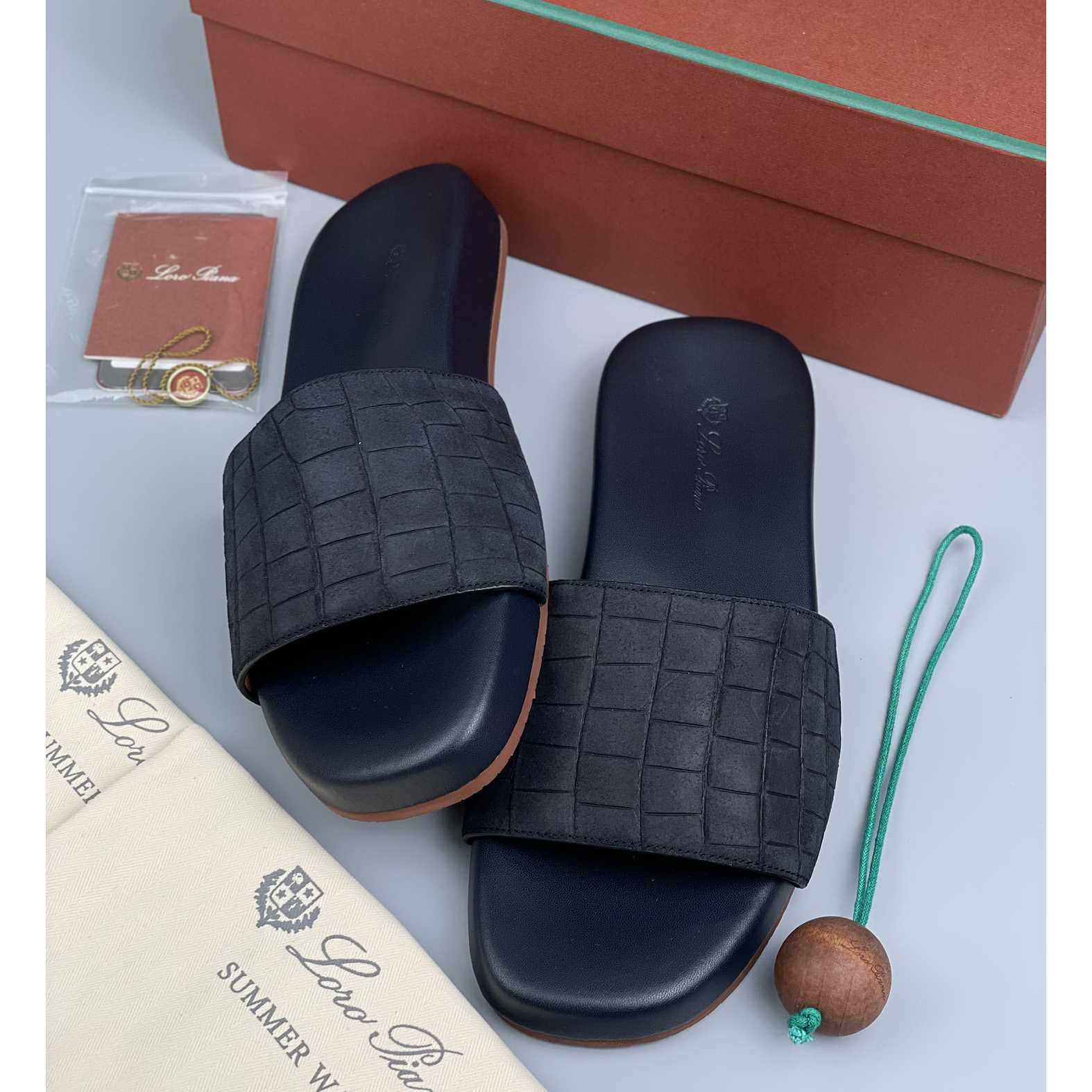 Loro Piana Slide Sandal  - everydesigner