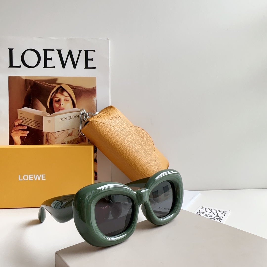 Loewe Inflated Butterfly Sunglasses In Nylon - everydesigner