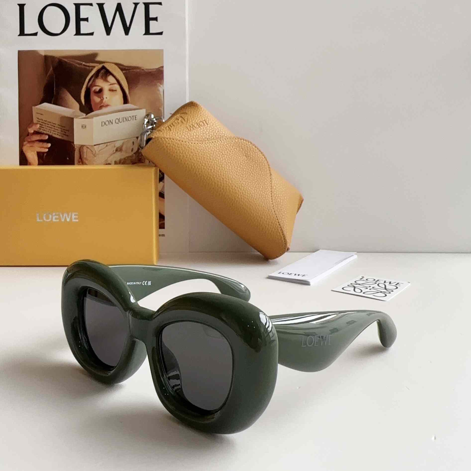 Loewe Inflated Butterfly Sunglasses In Nylon - everydesigner