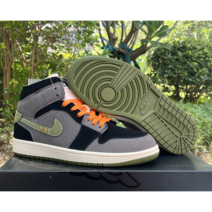 Air Jordan 1 Mid SE Craft Sneaker     FD6817-003 - everydesigner