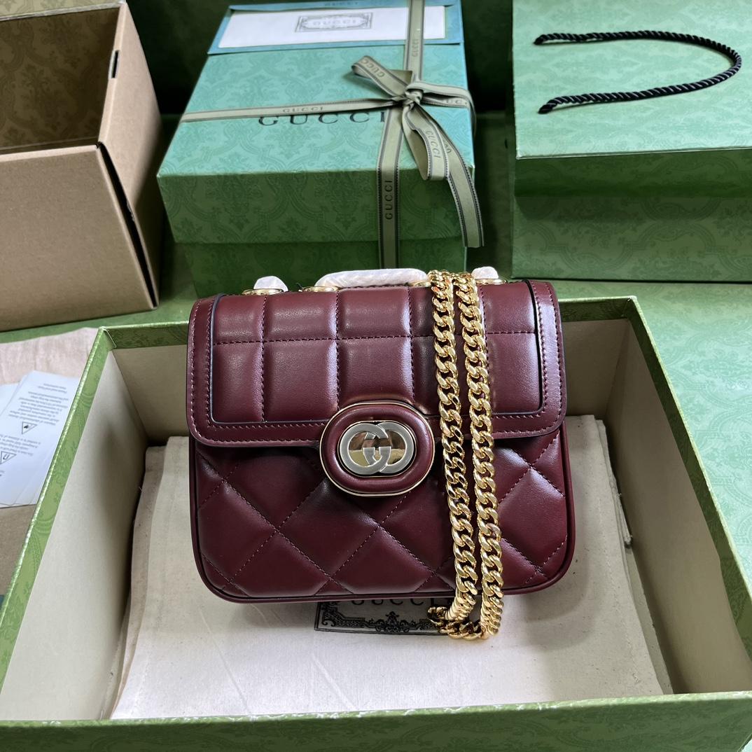 Gucci Deco Mini Shoulder Bag (18-14.5-8cm) - everydesigner