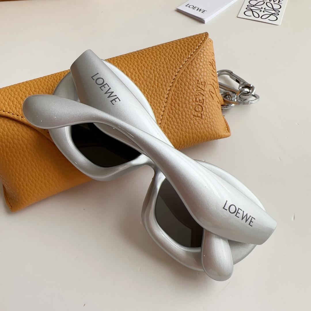 Loewe Inflated Butterfly Sunglasses In Nylon - everydesigner