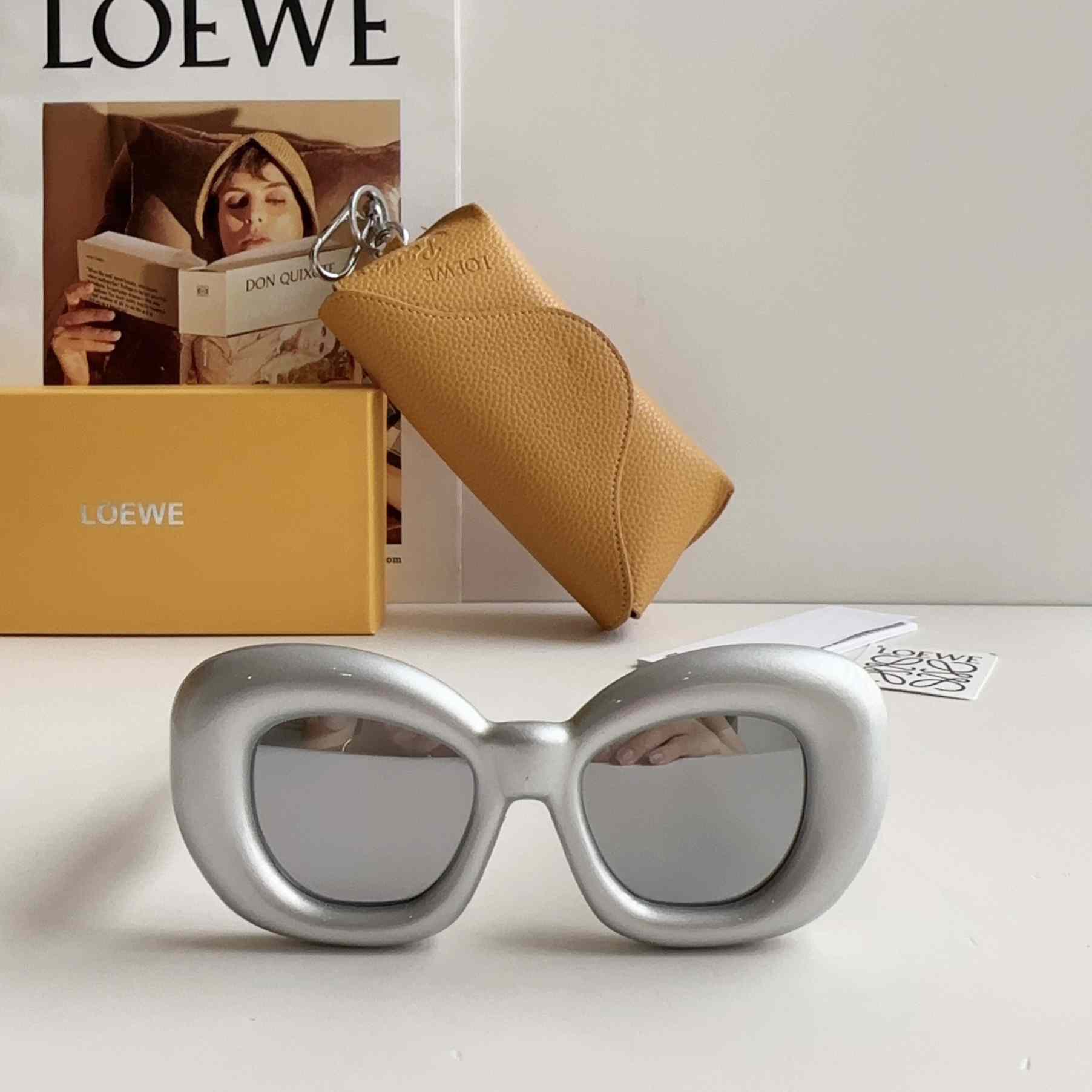 Loewe Inflated Butterfly Sunglasses In Nylon - everydesigner