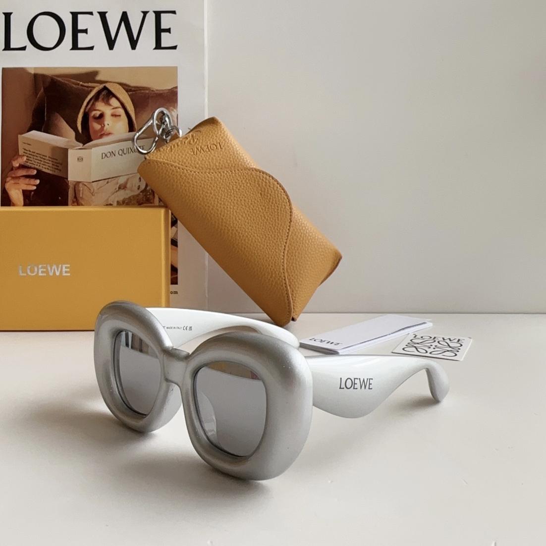 Loewe Inflated Butterfly Sunglasses In Nylon - everydesigner