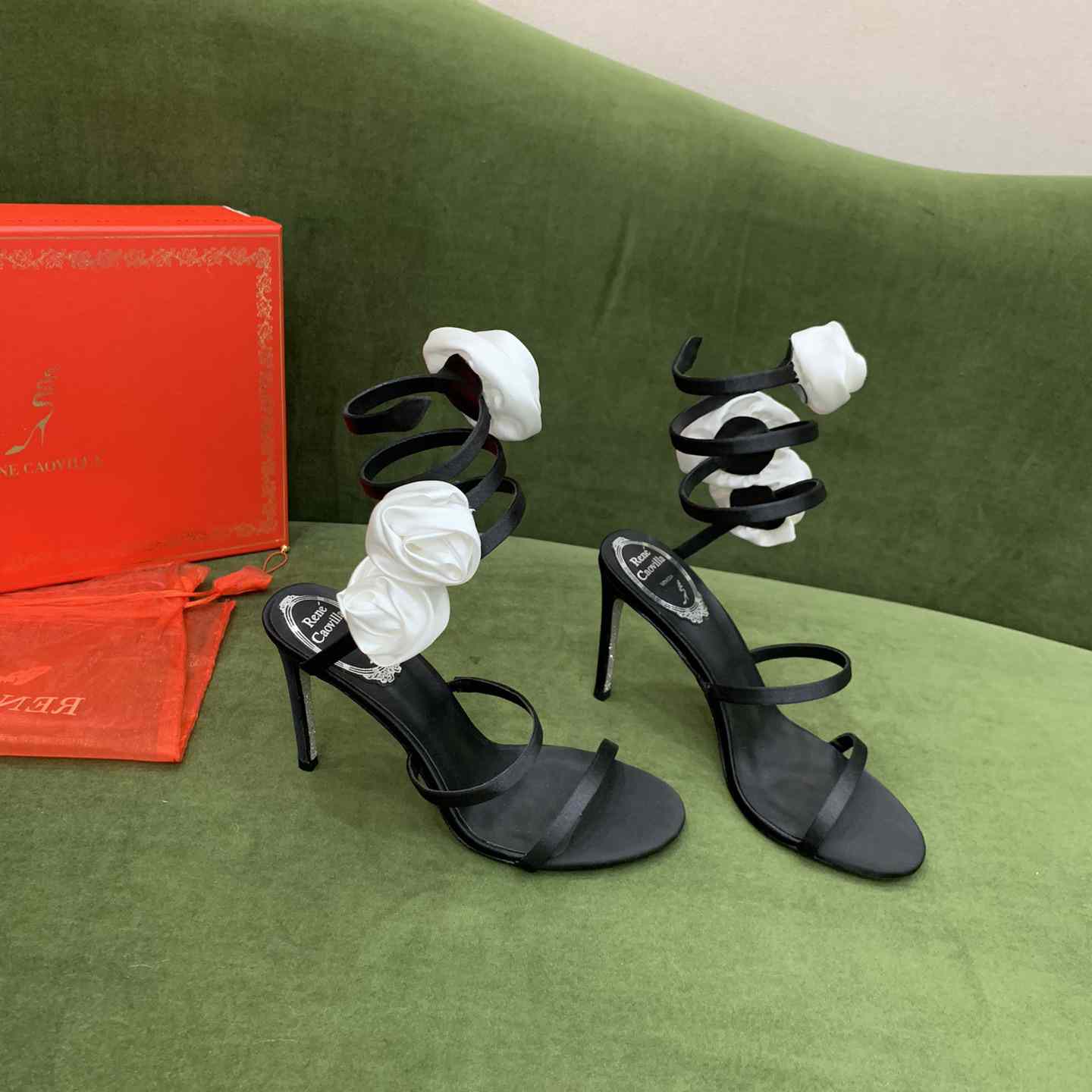 Rene Caovilla Rose High-heel Sandals - everydesigner